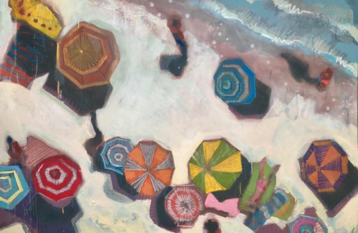 Tim Jaeger Independence Day On Turtle Beach No 1 Oil Painting