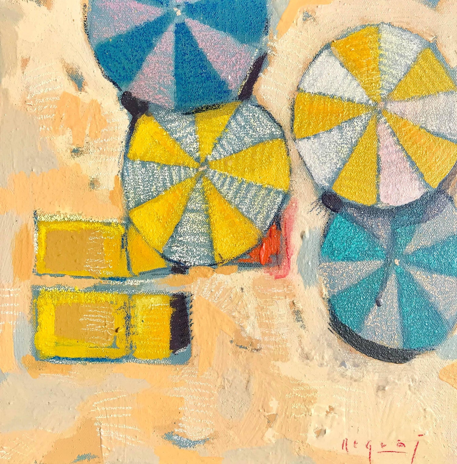 Tim Jaeger Shades 2 Bird S Eye View Of Colorful Umbrellas On