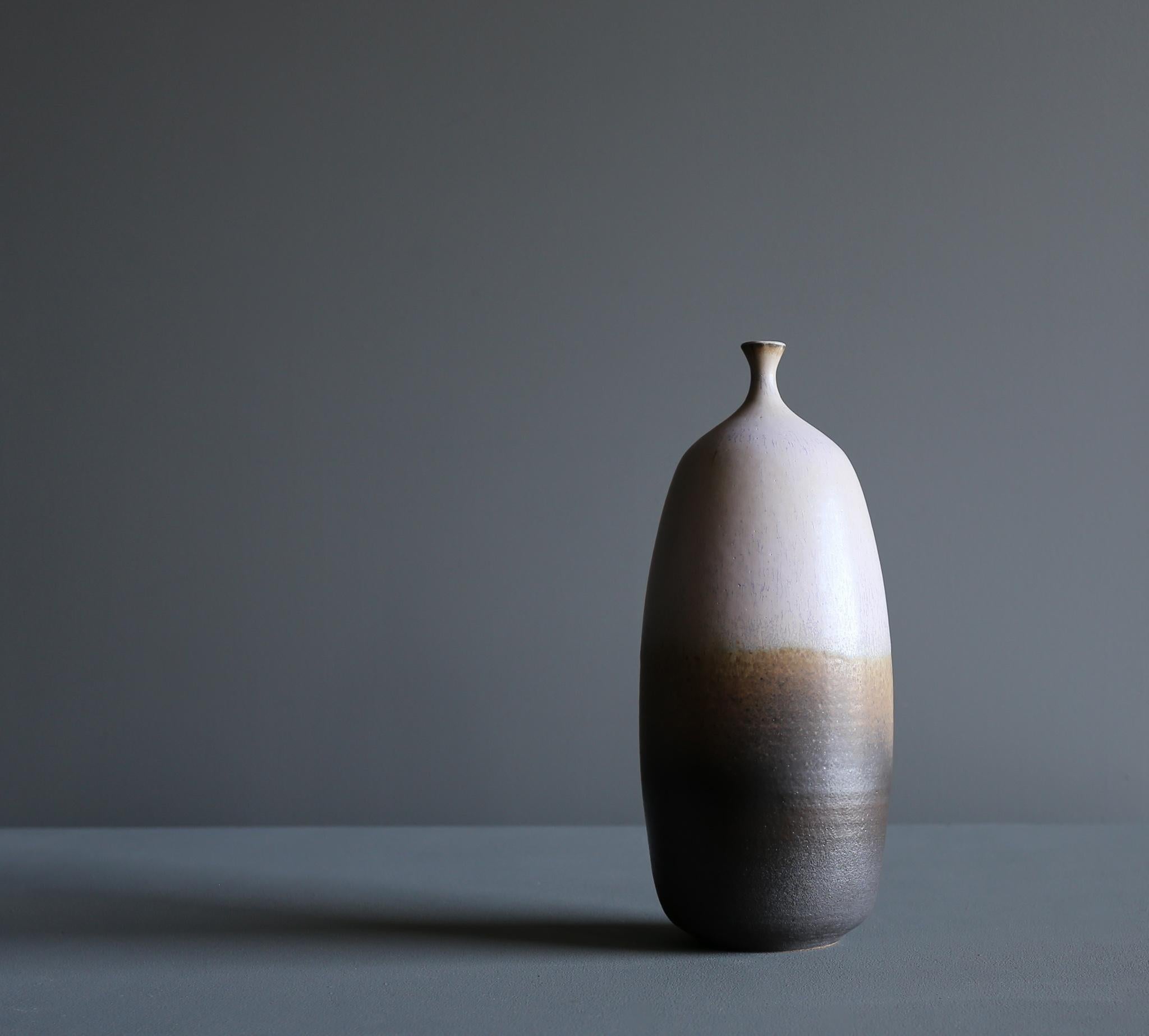 Mid-Century Modern Tim Keenan Ceramic Vase For Sale