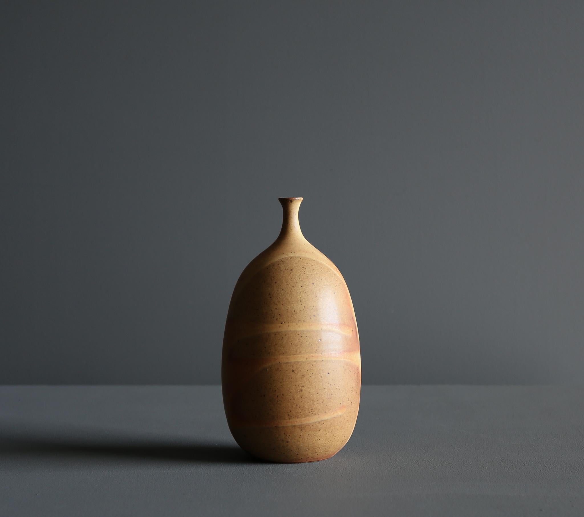 Glazed Tim Keenan Ceramic Vase For Sale