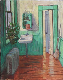 Hallway in Green