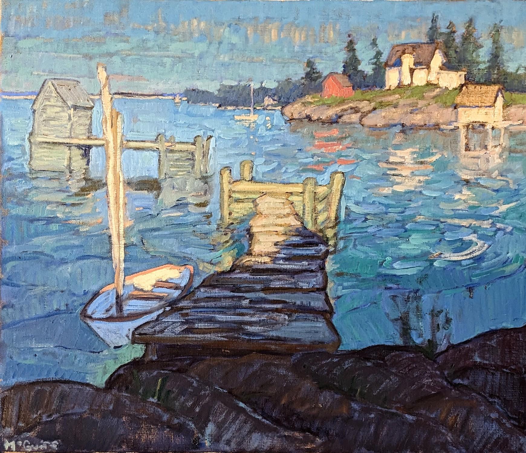 Tim McGuire Landscape Painting - Morning Cove