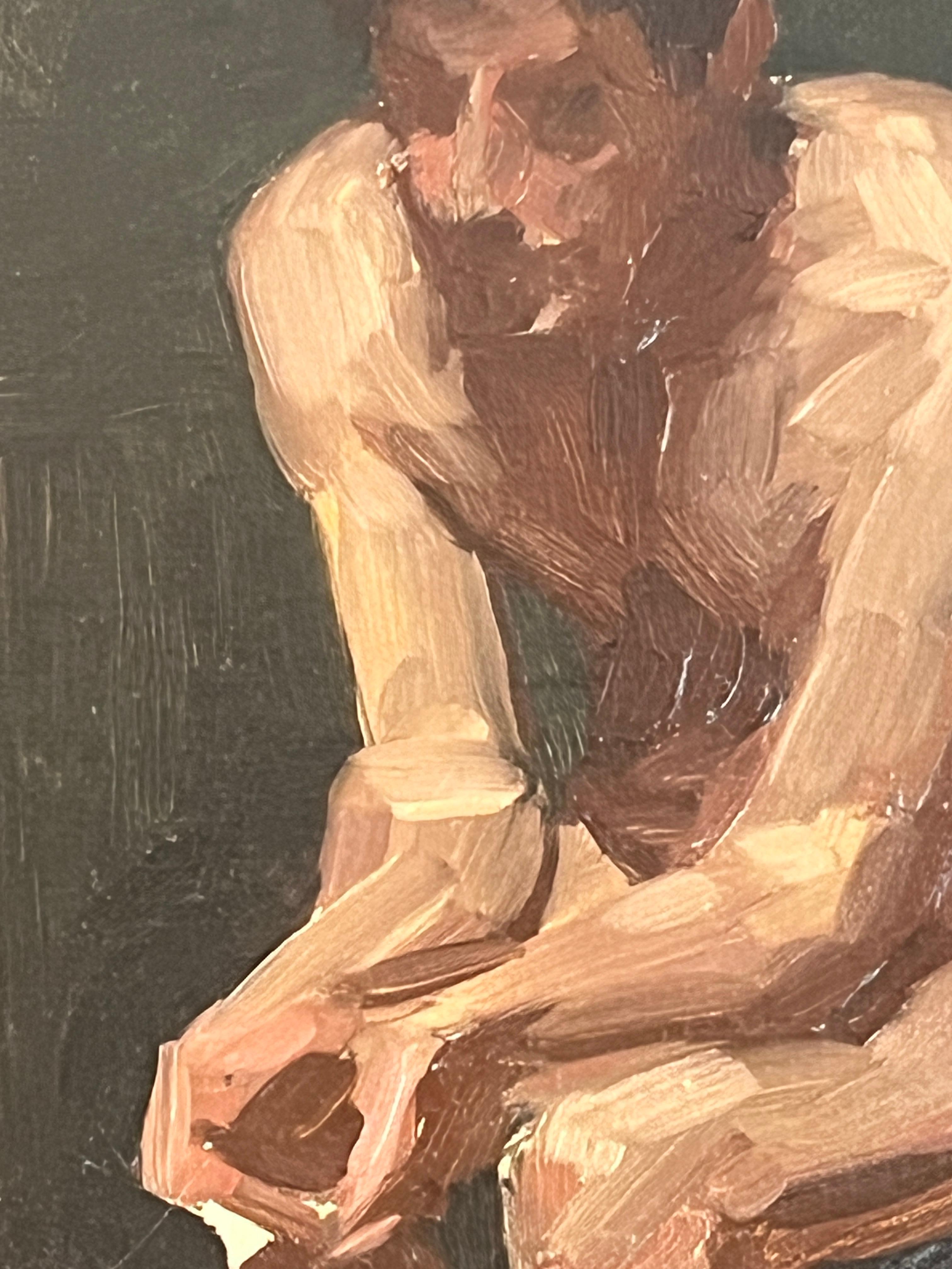 Solitudine - Painting Impressionismo americano di Tim McGuire