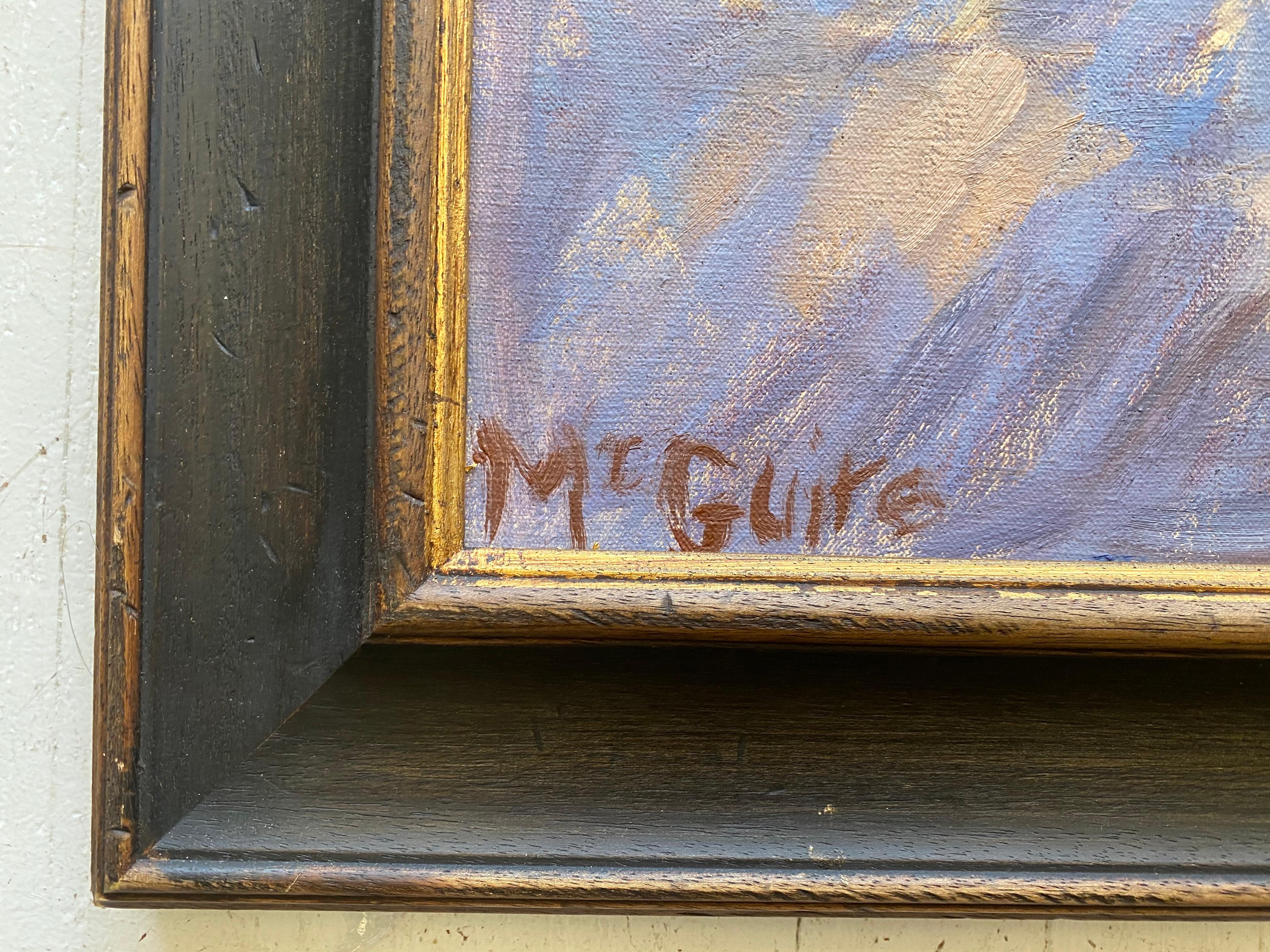 Today on Main Street - American Impressionist Painting by Tim McGuire