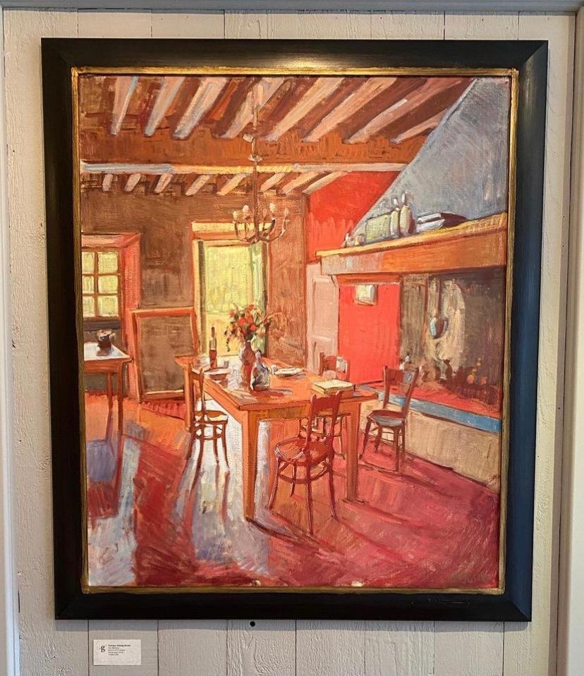 La salle à manger toscane - Painting de Tim McGuire