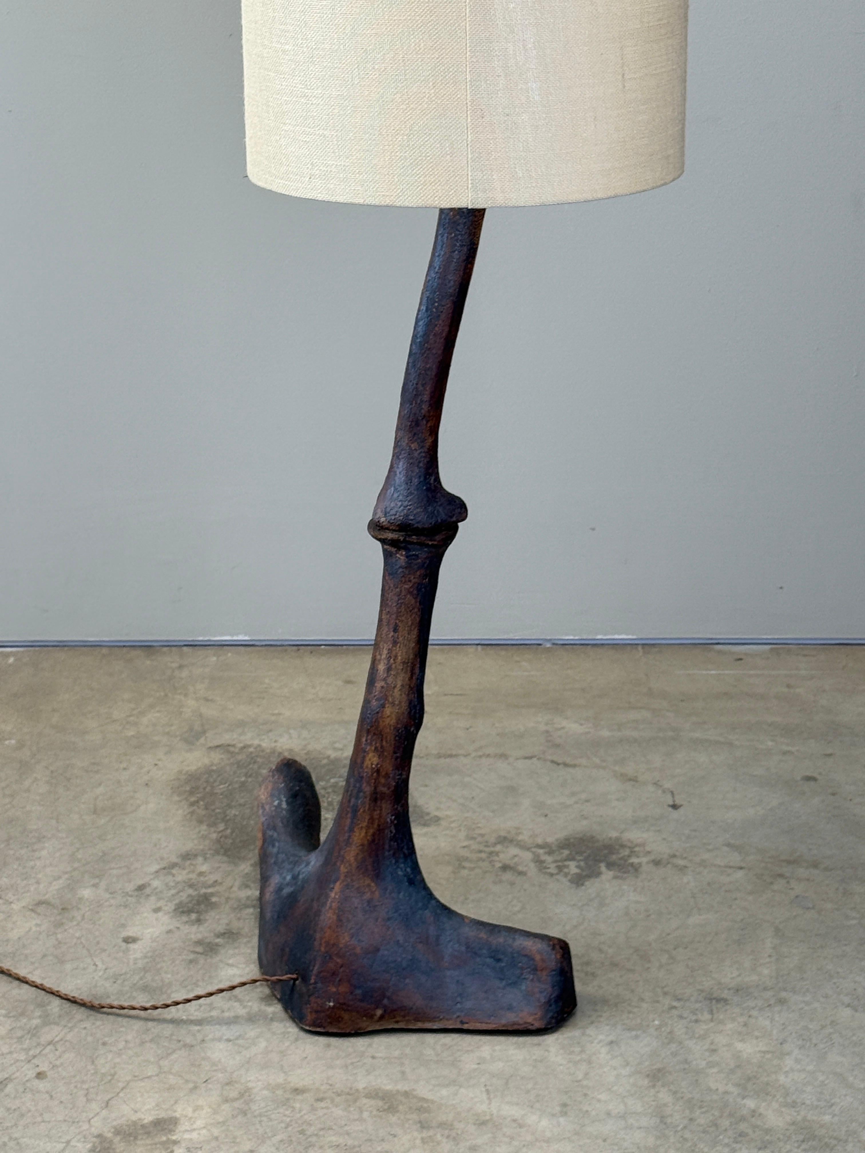 Lámpara de pie de cerámica Tim Orr, 1970 en venta 5