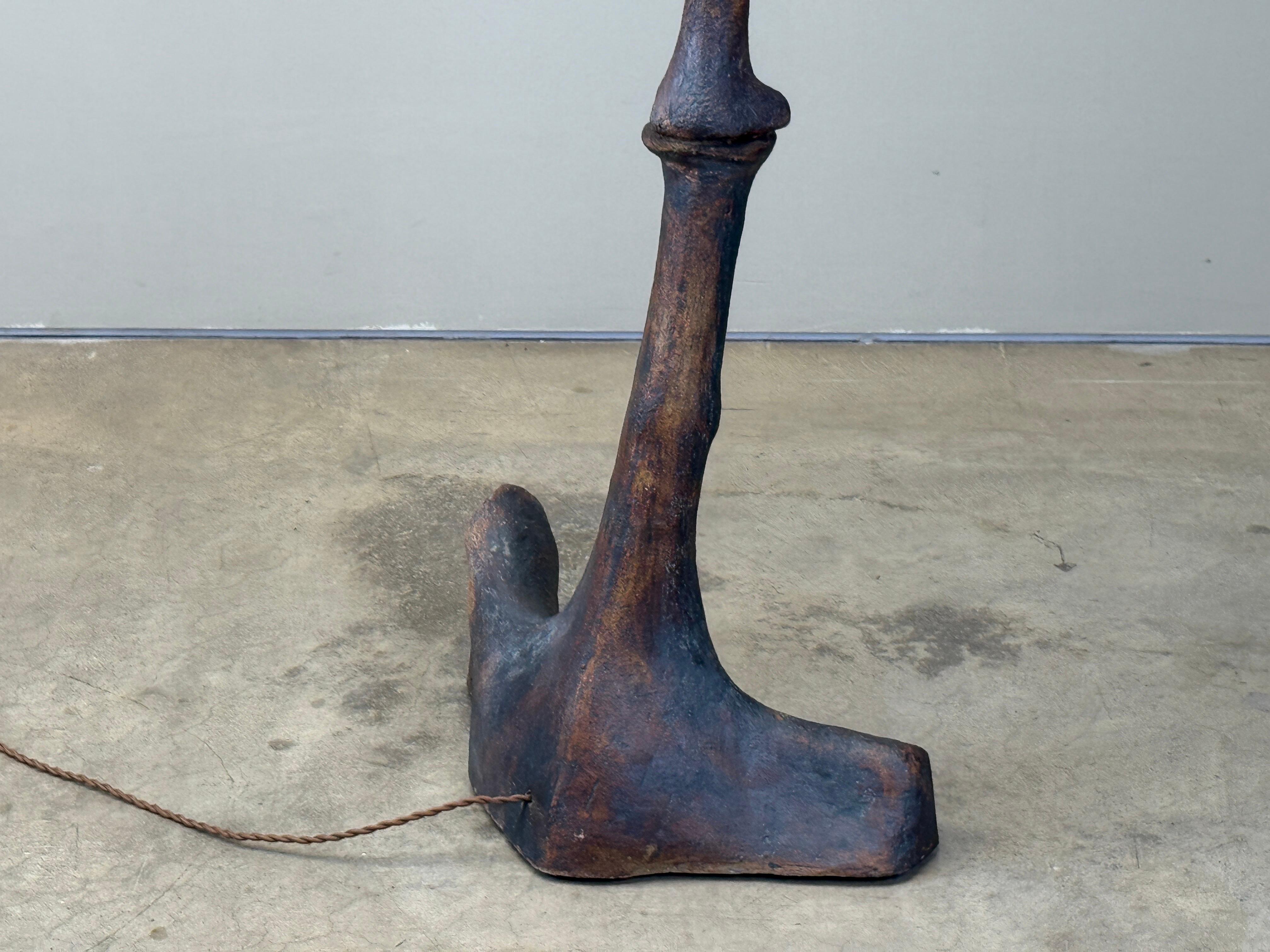 Lámpara de pie de cerámica Tim Orr, 1970 en venta 10