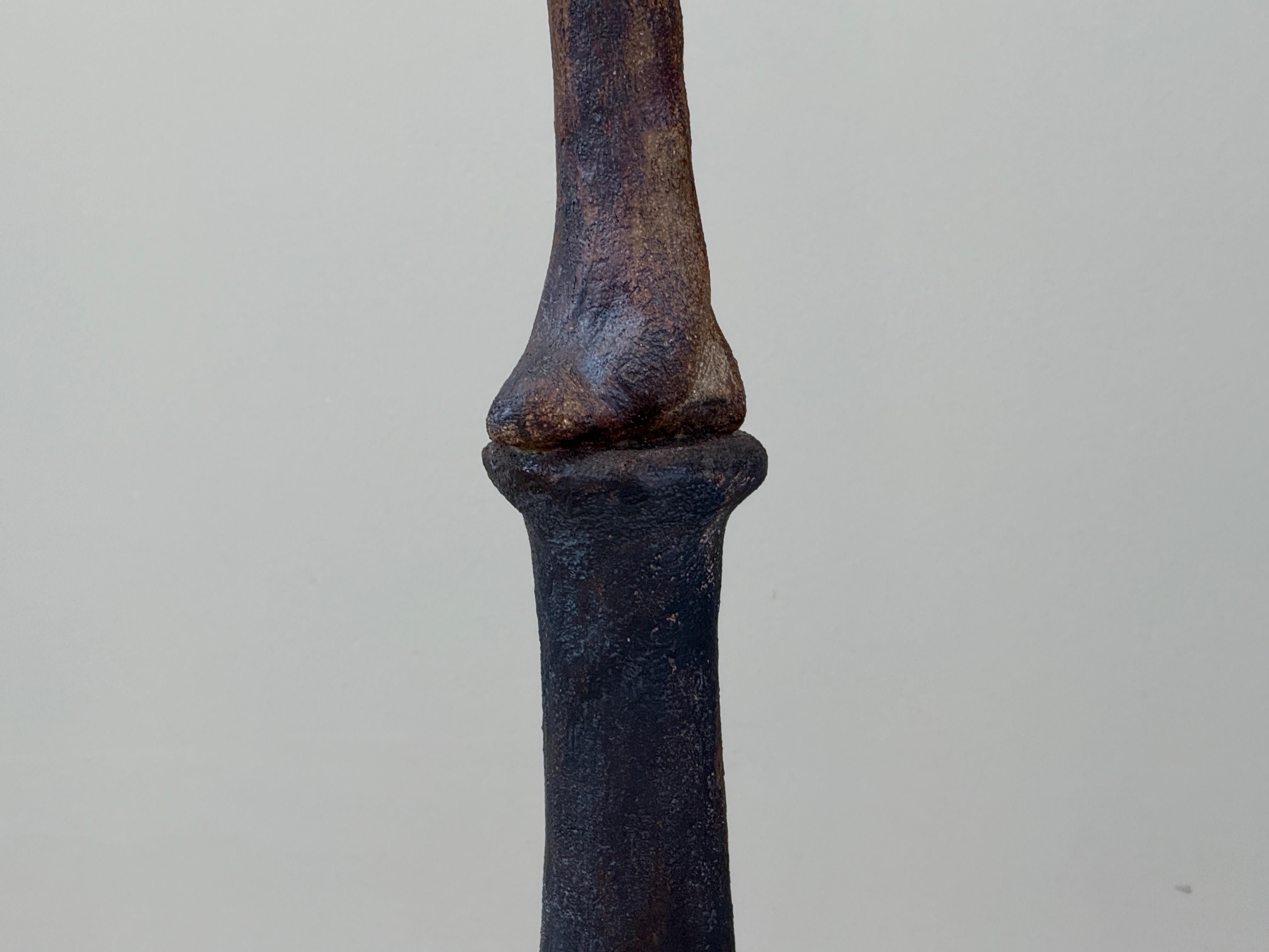 Lámpara de pie de cerámica Tim Orr, 1970 en venta 1