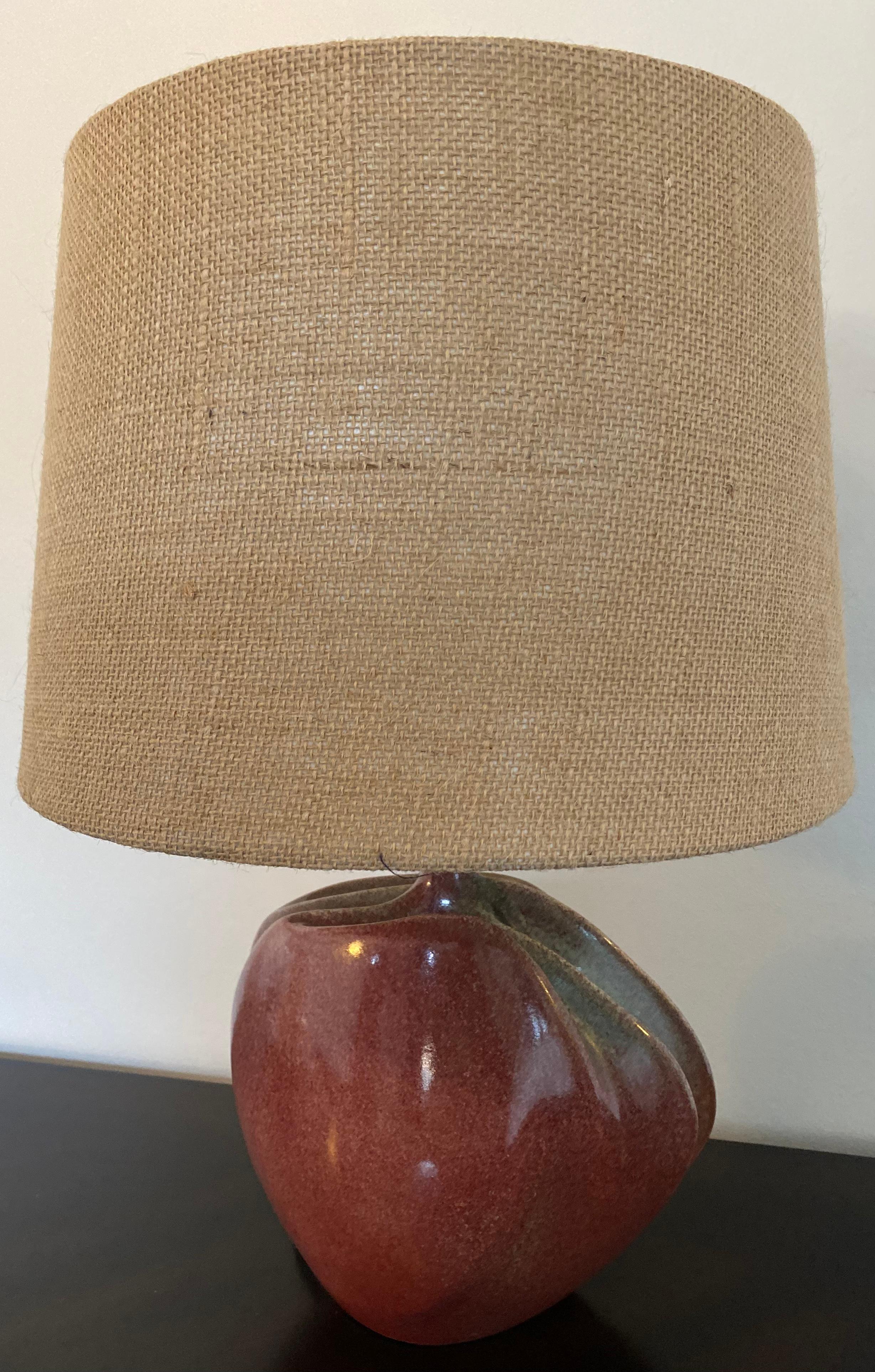 Lampe de table en poterie d'art française des années 1960 de Tim Orr en vente 7