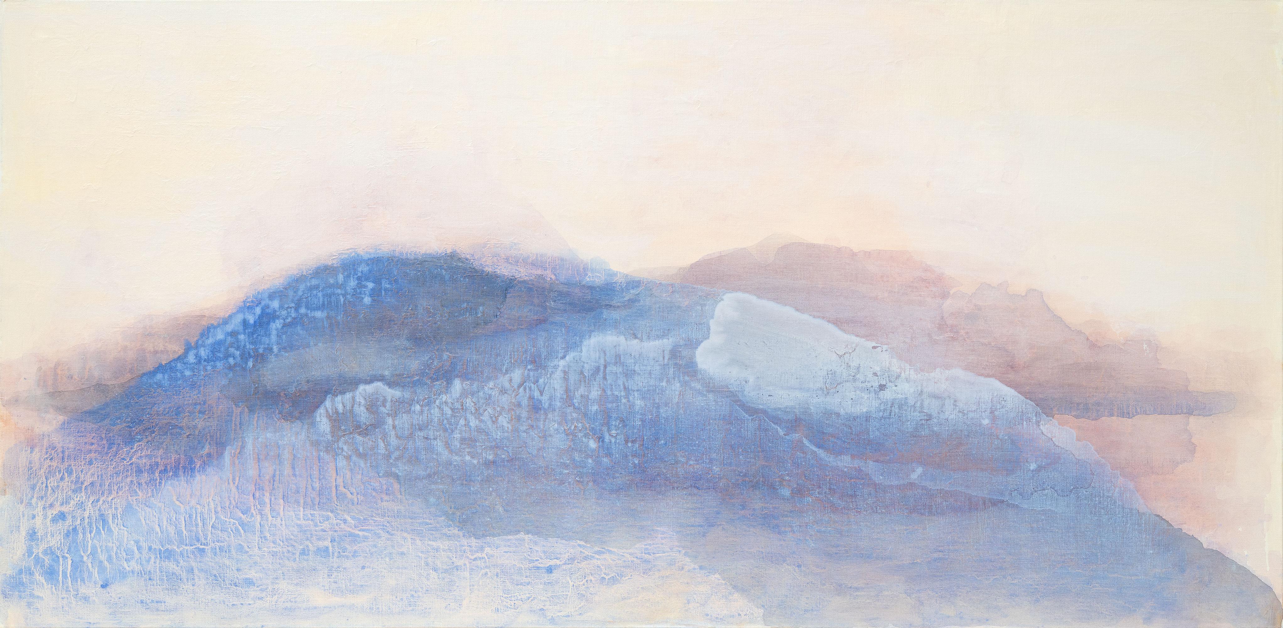 Tim Owen Abstract Painting - Intervals of Light: Contemporary Acrylic Mixed Media Painting