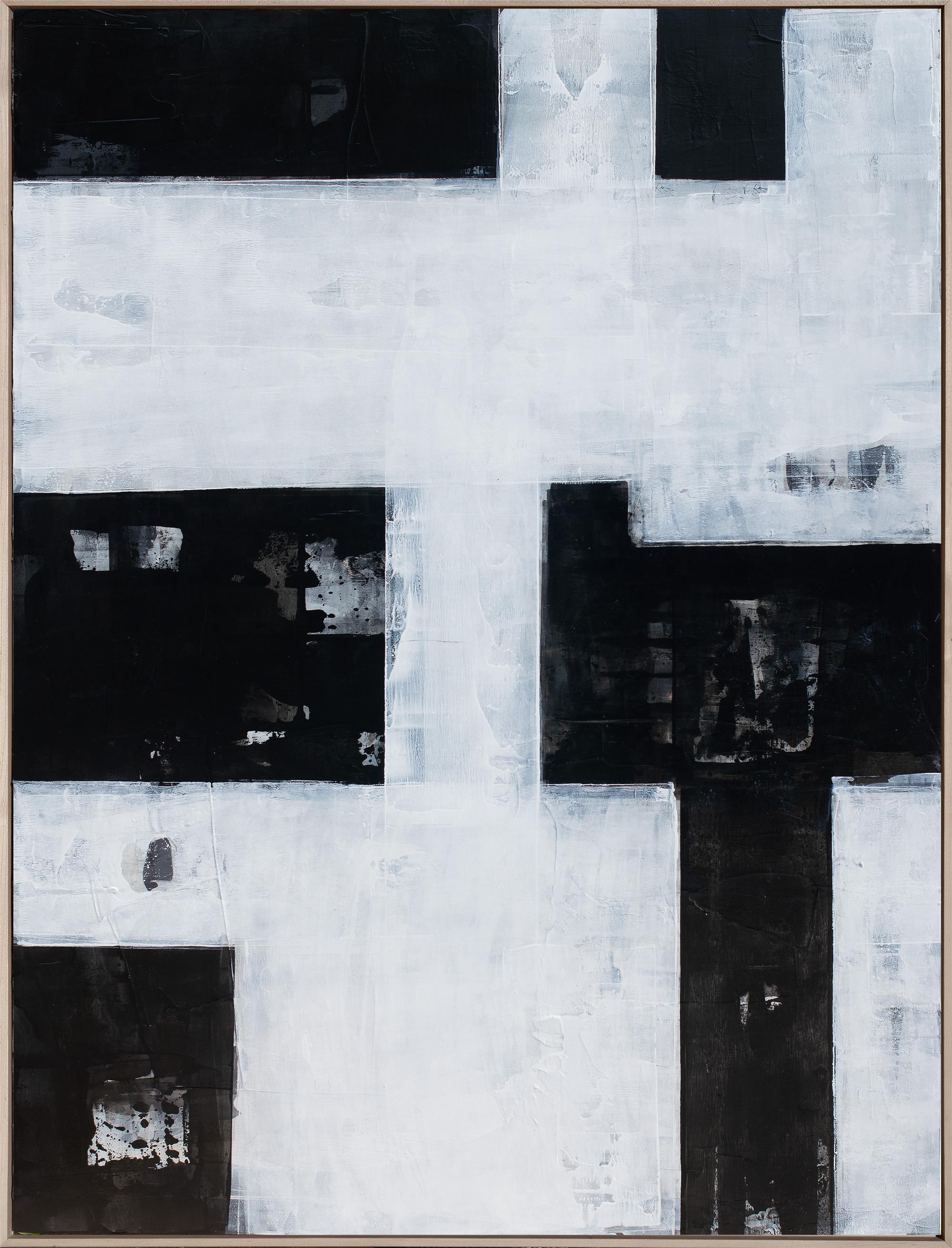 Tim Owen Abstract Painting - Monochromatic
