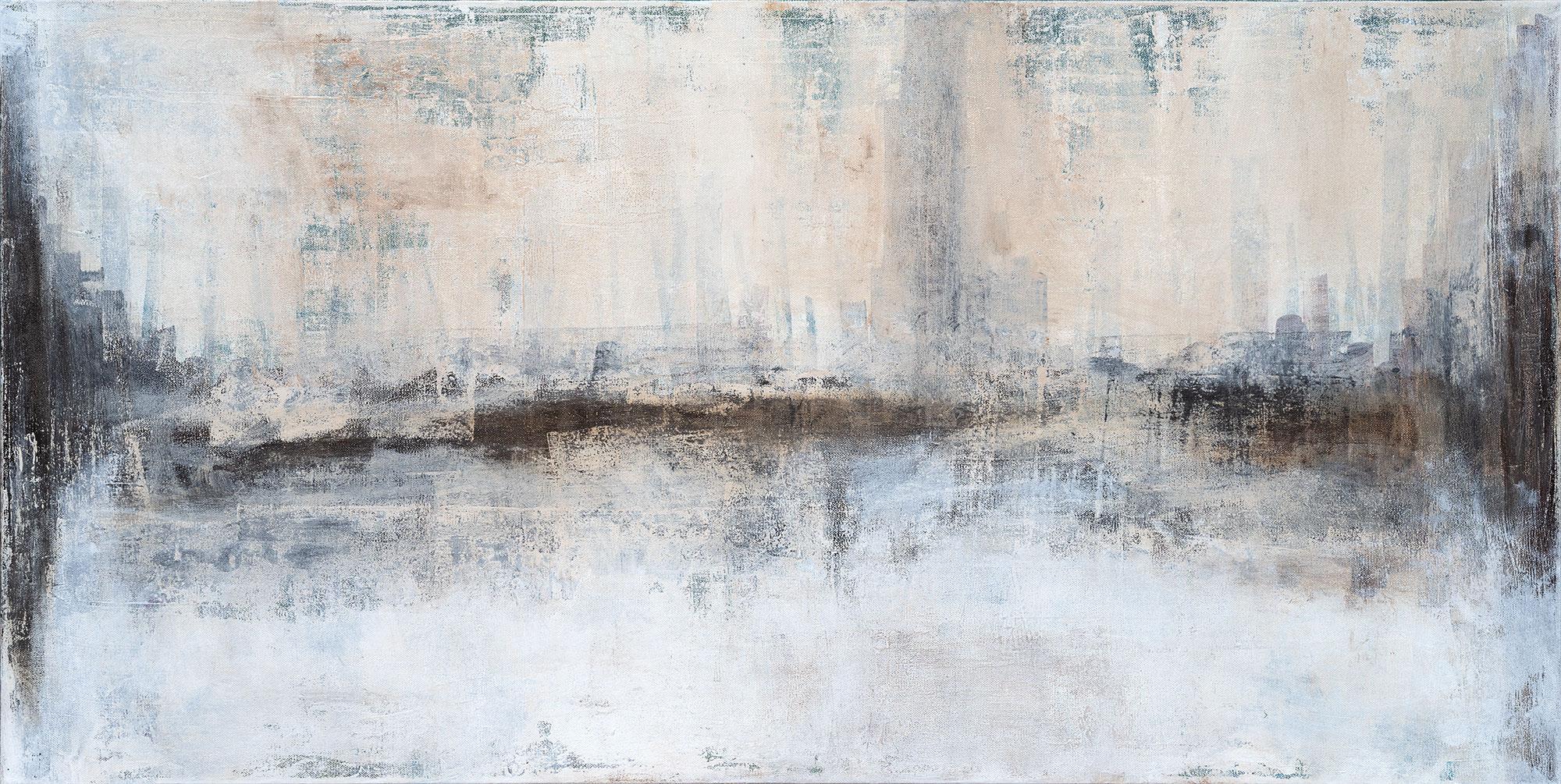 Tim Owen Abstract Painting – Das ferne Ufer