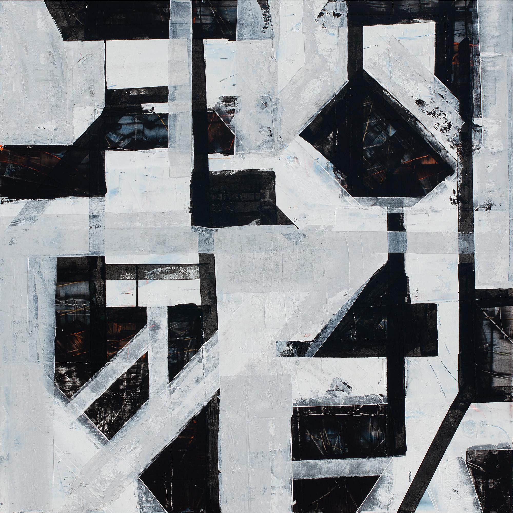 Tim Owen Abstract Painting – Aufwärtsgerichteter Ausblick