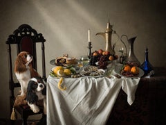 Dutch dog #3 King Charles Spaniels - Signed limited edition fine art print 