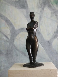 "Arising". Contemporary Unique Cast Bronze Sculpture