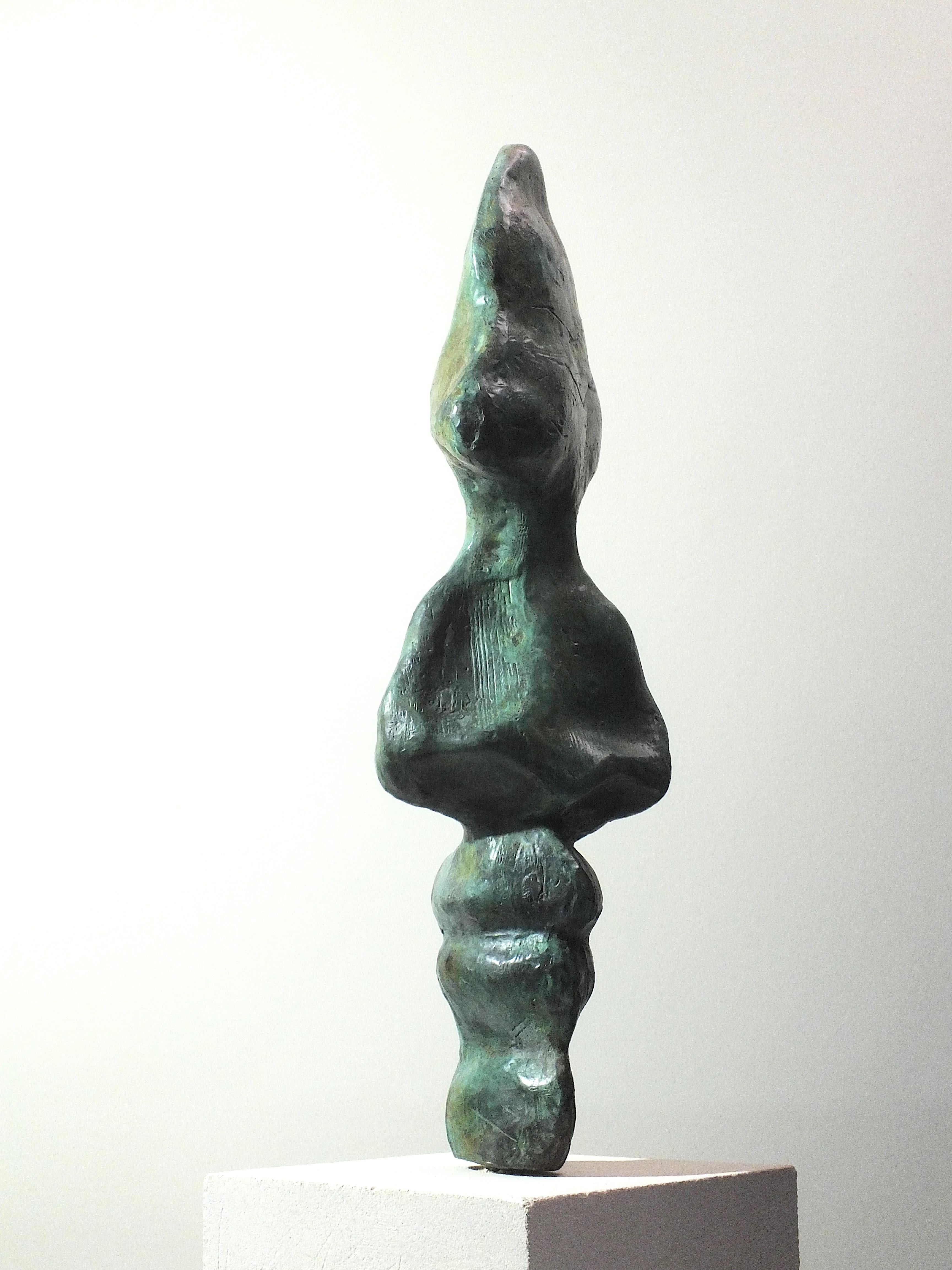 « I.D.II » : Sculpture contemporaine unique en bronze coulé en vente 1