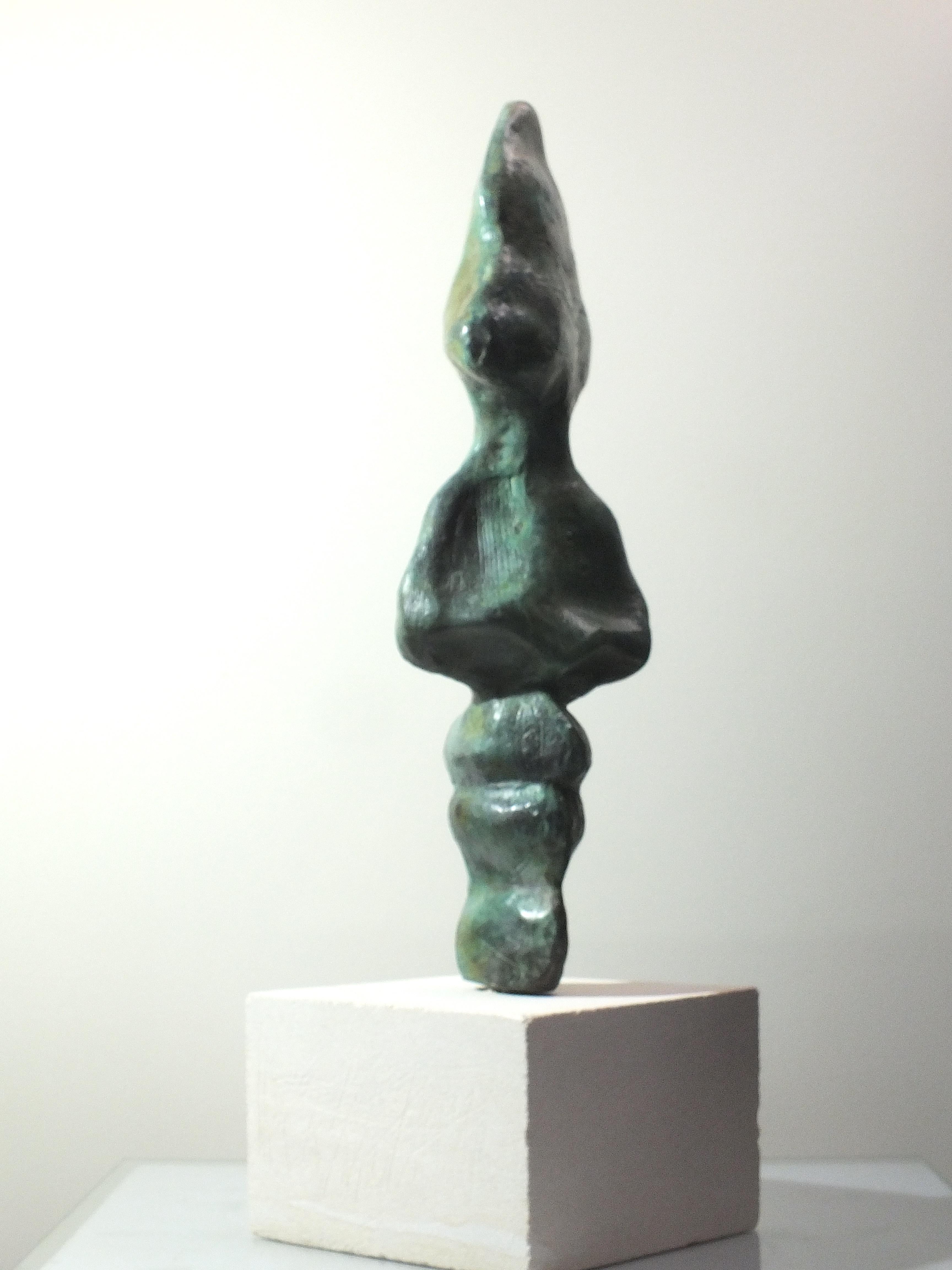 « I.D.II » : Sculpture contemporaine unique en bronze coulé en vente 2