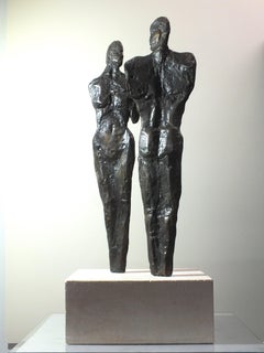 "Rapport II" Original Contemporary Cast Bronze