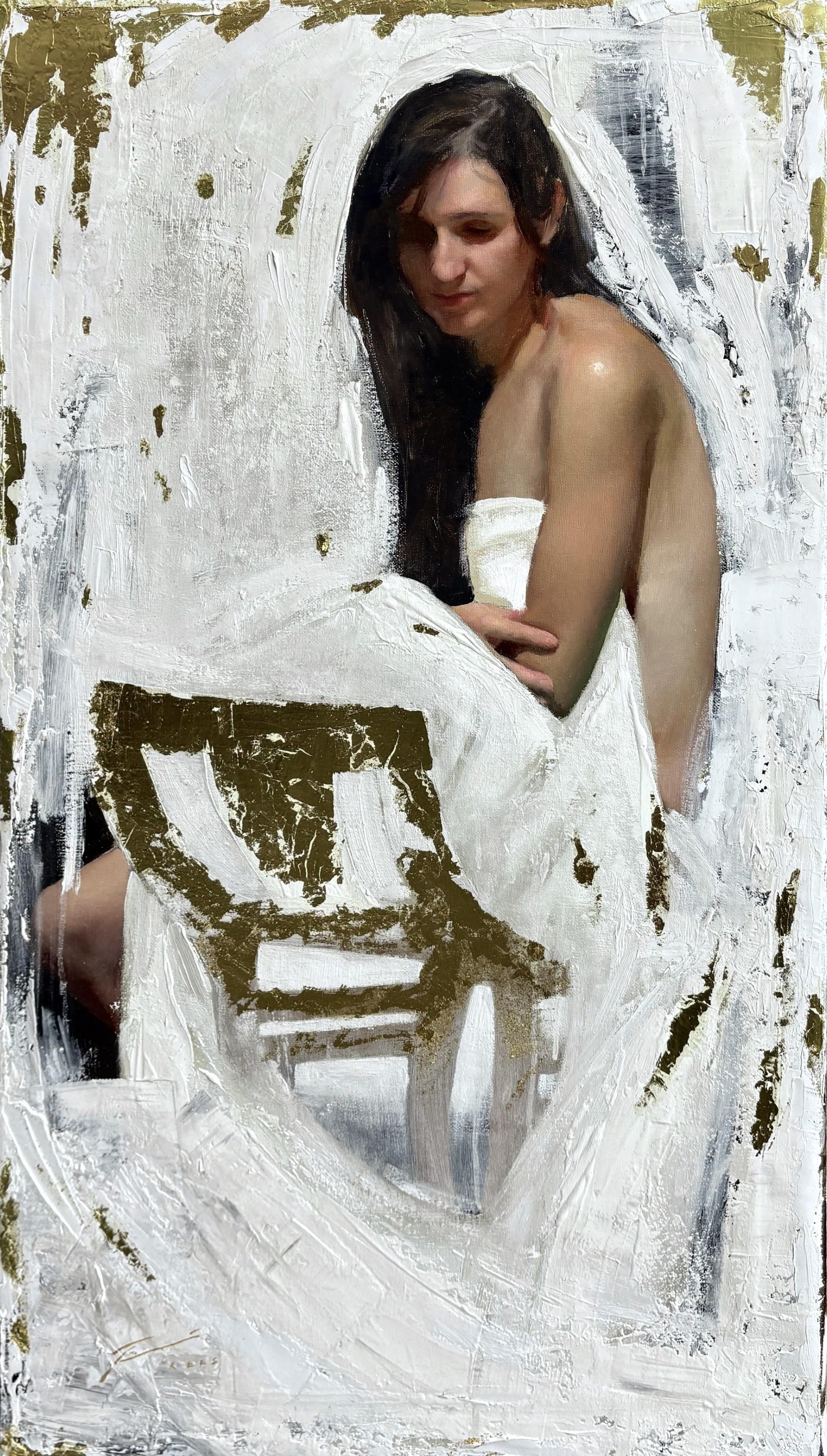 Tim Rees Figurative Painting - "Internalize"