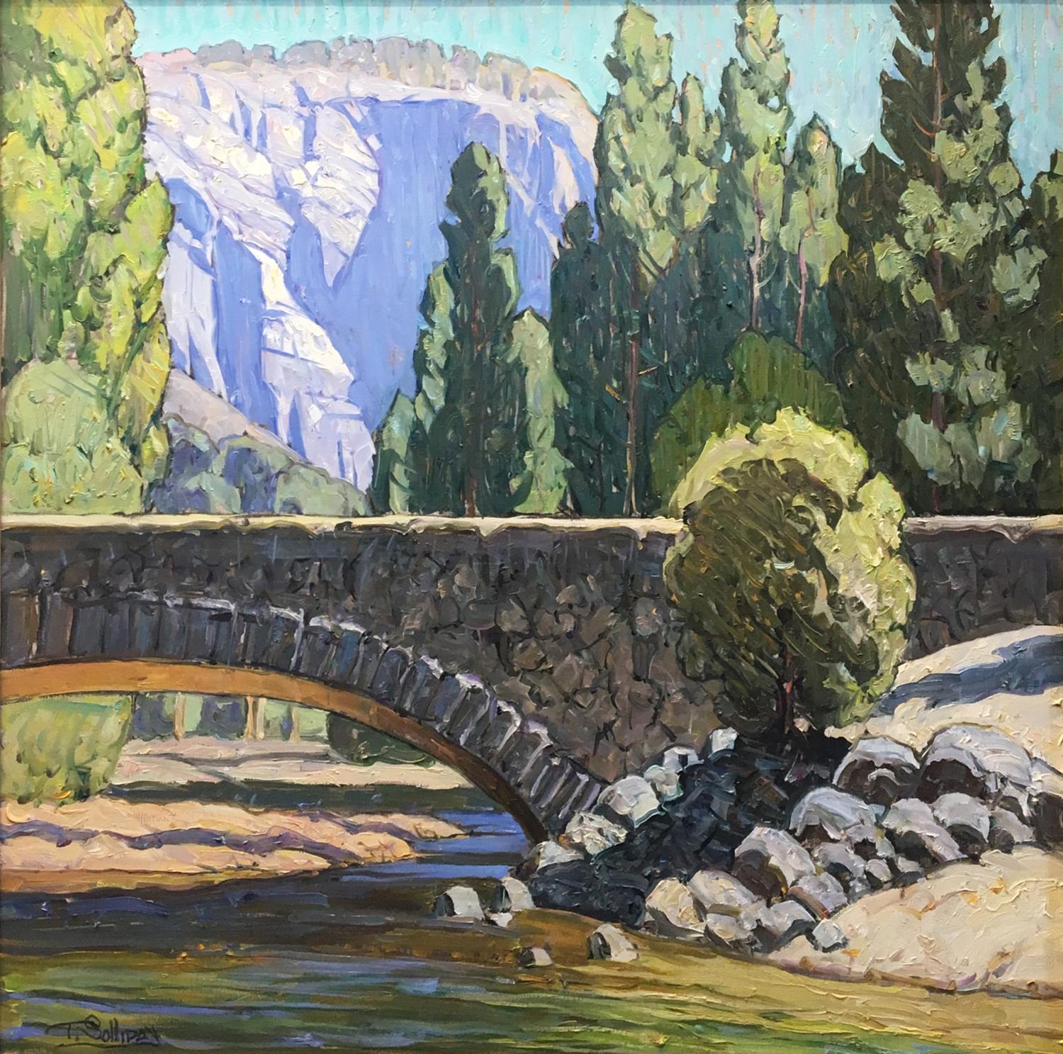 Stonebridge, Yosemite - Painting de Tim Solliday