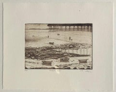 Sea Birds and Beach Life diptych