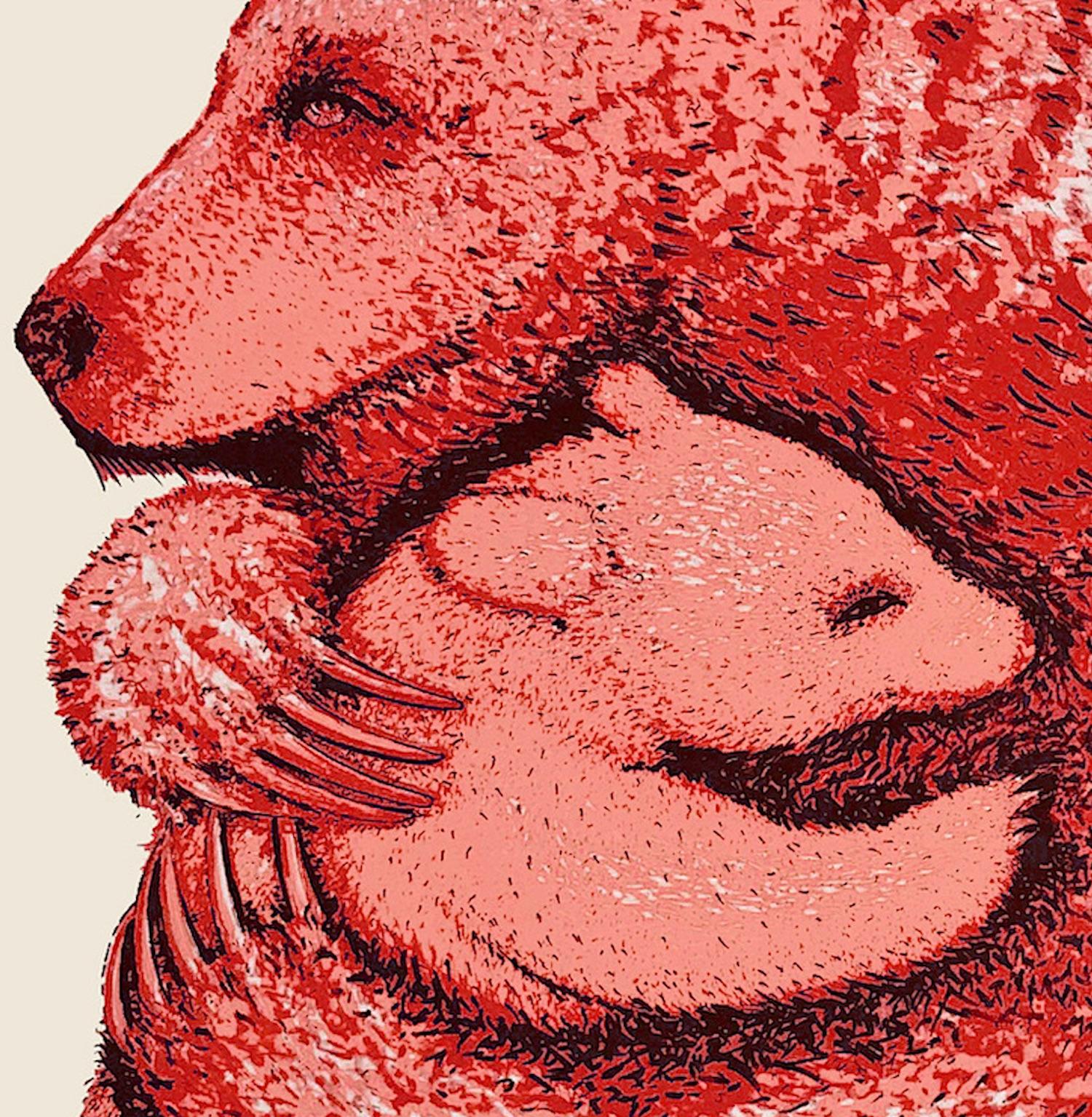Southall, Bär Hugs, Druck in limitierter Auflage, Tierkunst, preisgekrönte Kunst – Print von Tim Southall