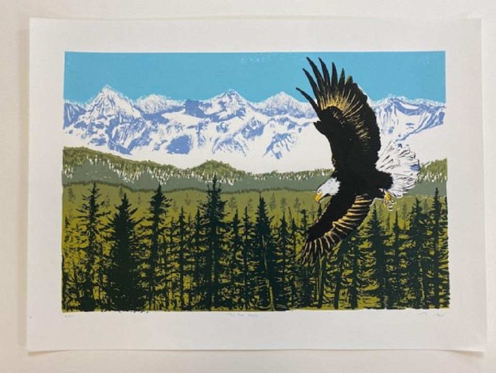 Southall, Der Seeadler, Tierdruck in limitierter Auflage  – Print von Tim Southall