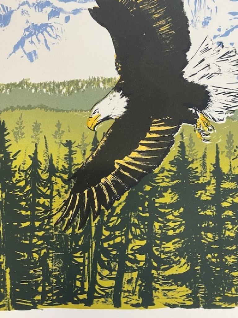 Tim Southall, The Sea Eagle, Limited edition animal print  For Sale 1