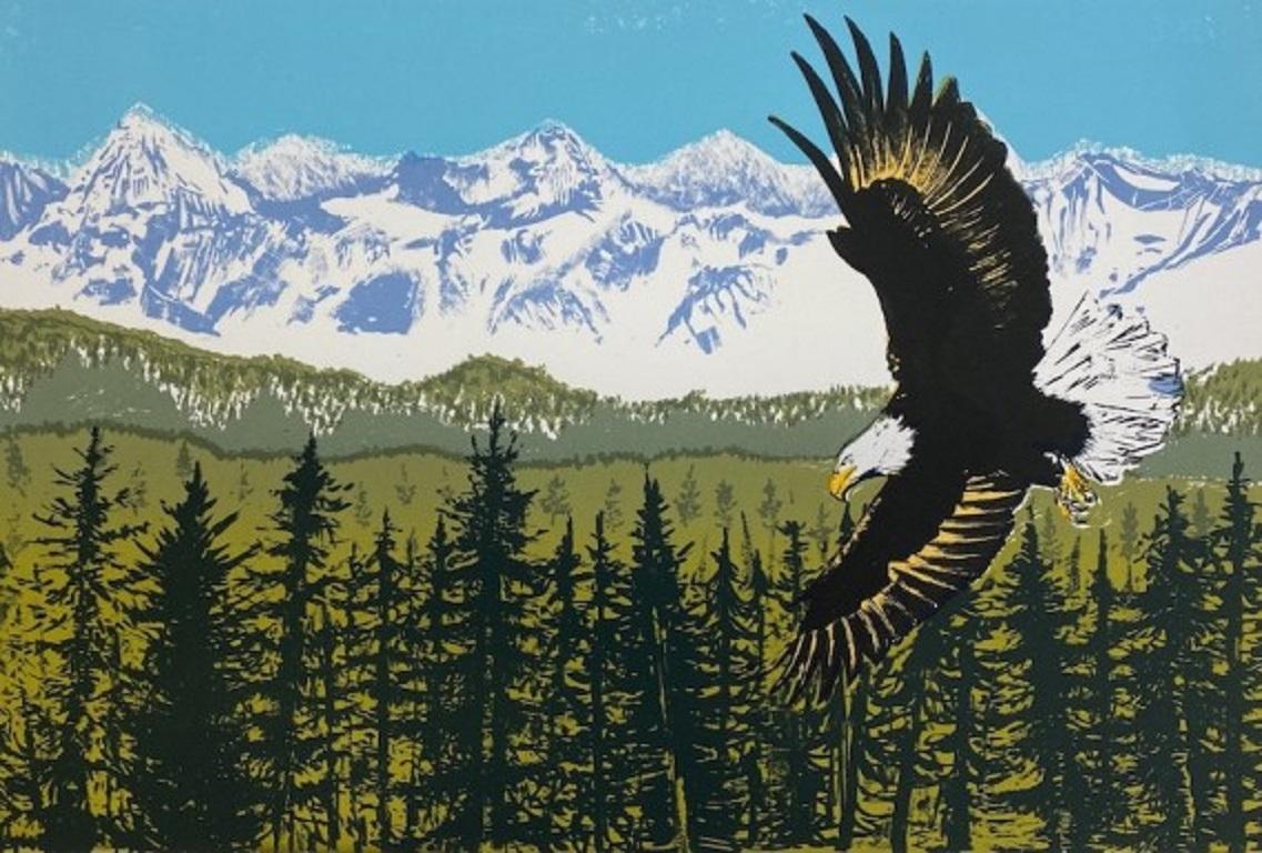 Tim Southall, The Sea Eagle, Limited edition animal print 