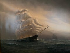 THERMOPYLAE & CUTTY SARK During the Great Tea Race, 1872