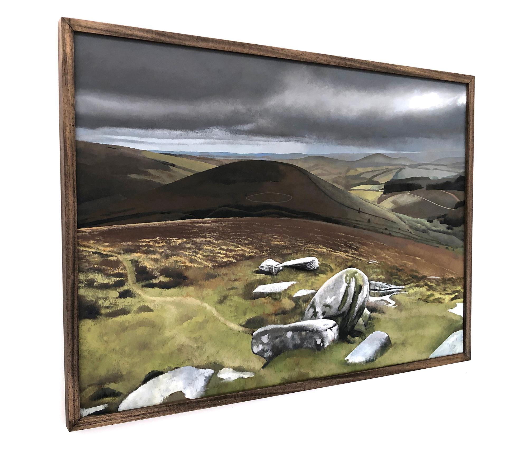 Dartmoor, Pittura in stile Modern British, Paesaggio del Devonshire UK in vendita 1