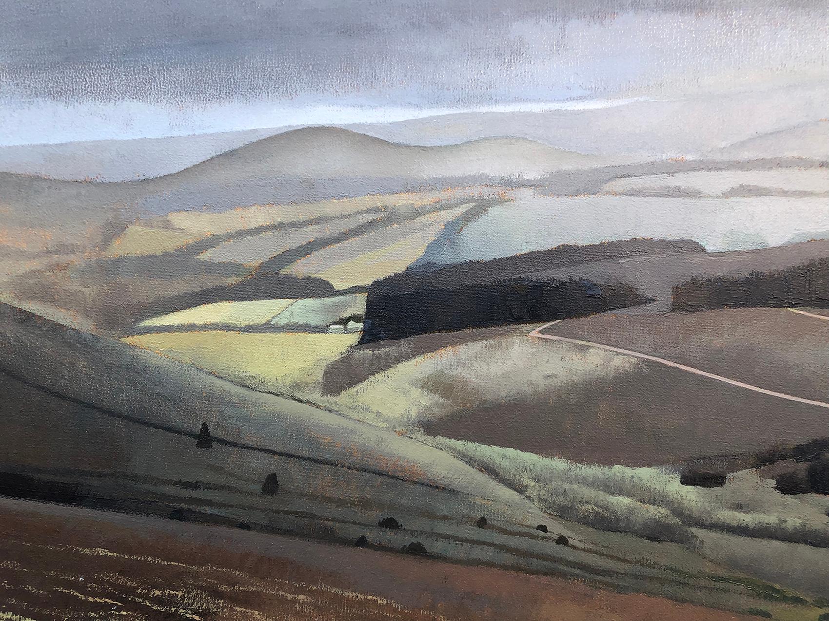 Dartmoor, Pittura in stile Modern British, Paesaggio del Devonshire UK in vendita 3