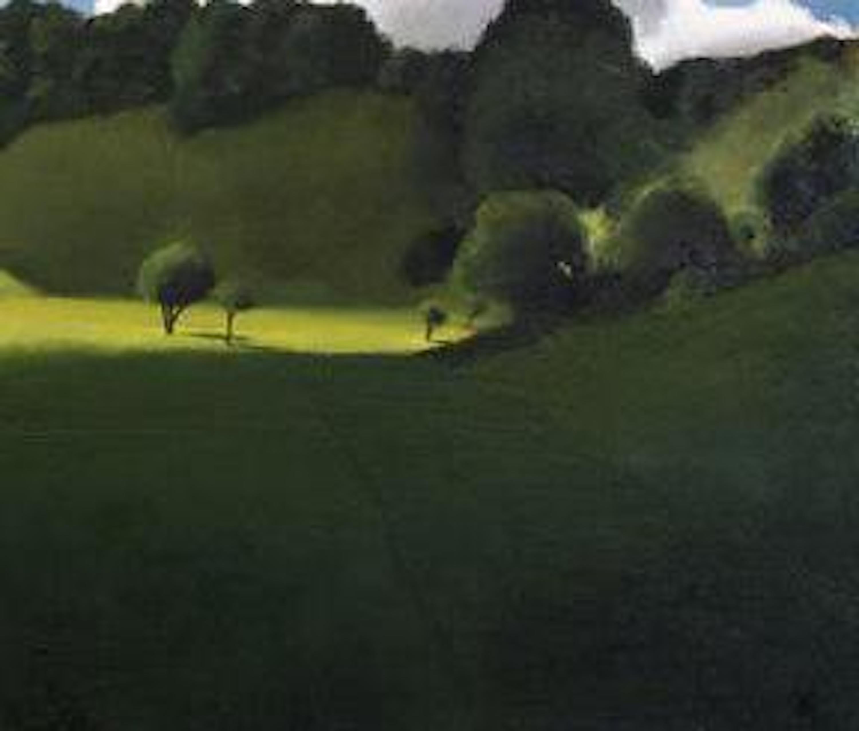  Pegsdon, Tim Woodcock-Jones, Grande peinture de paysage, œuvre d'art moderne en vente 5