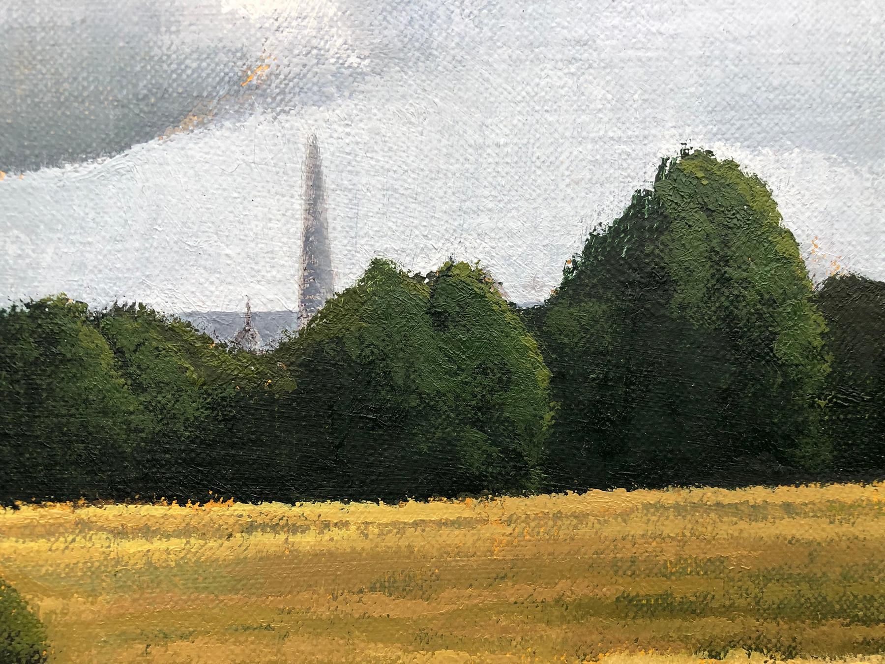 Hampstead Heath, London Park Painting, Cityscape Art, London Landscape Painting For Sale 4