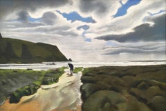 Tim Woodcock-Jones, Hope Cove, Original Landscape Painting, Modern British Art
