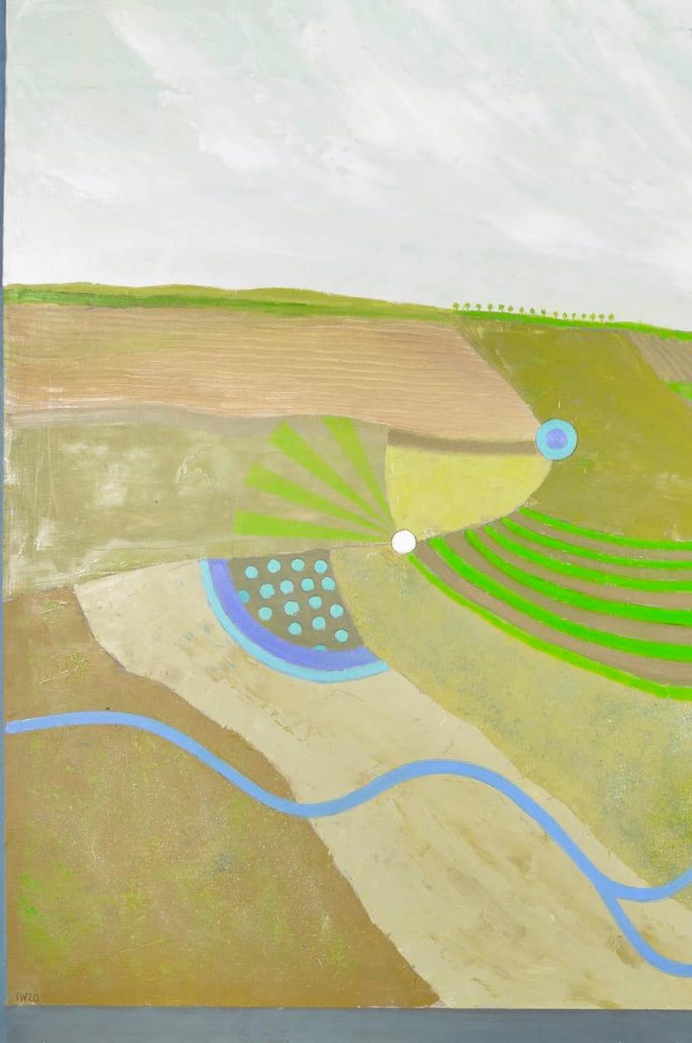 Stream, by Tim Woolcock, 2020

Signed, Dated and Titled Verso
Oil on Board
Dimensions: 91.4 x 121.9 cm
36 x 48 in