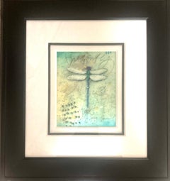 “Green Spring Holographic Dragonfly”