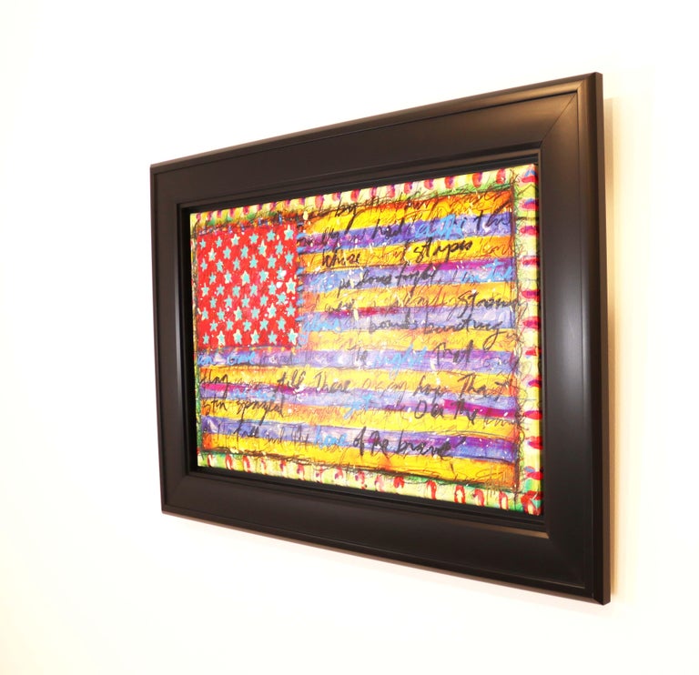 Tim Yanke Yankee Doodle Embellished Giclee Giclee on Canvas Signed at 1stDibs