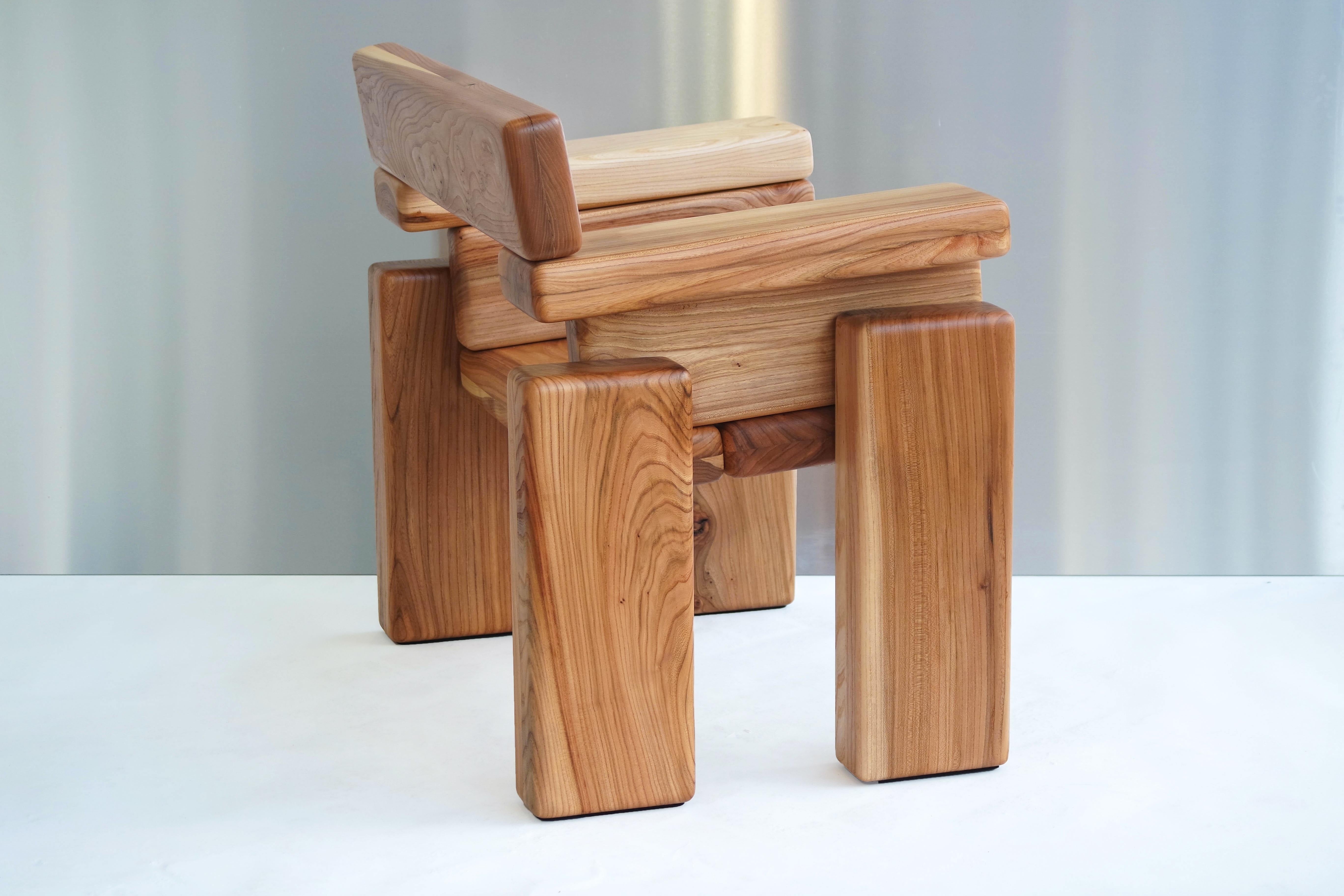 Timber Armchair by Onno Adriaanse For Sale 7