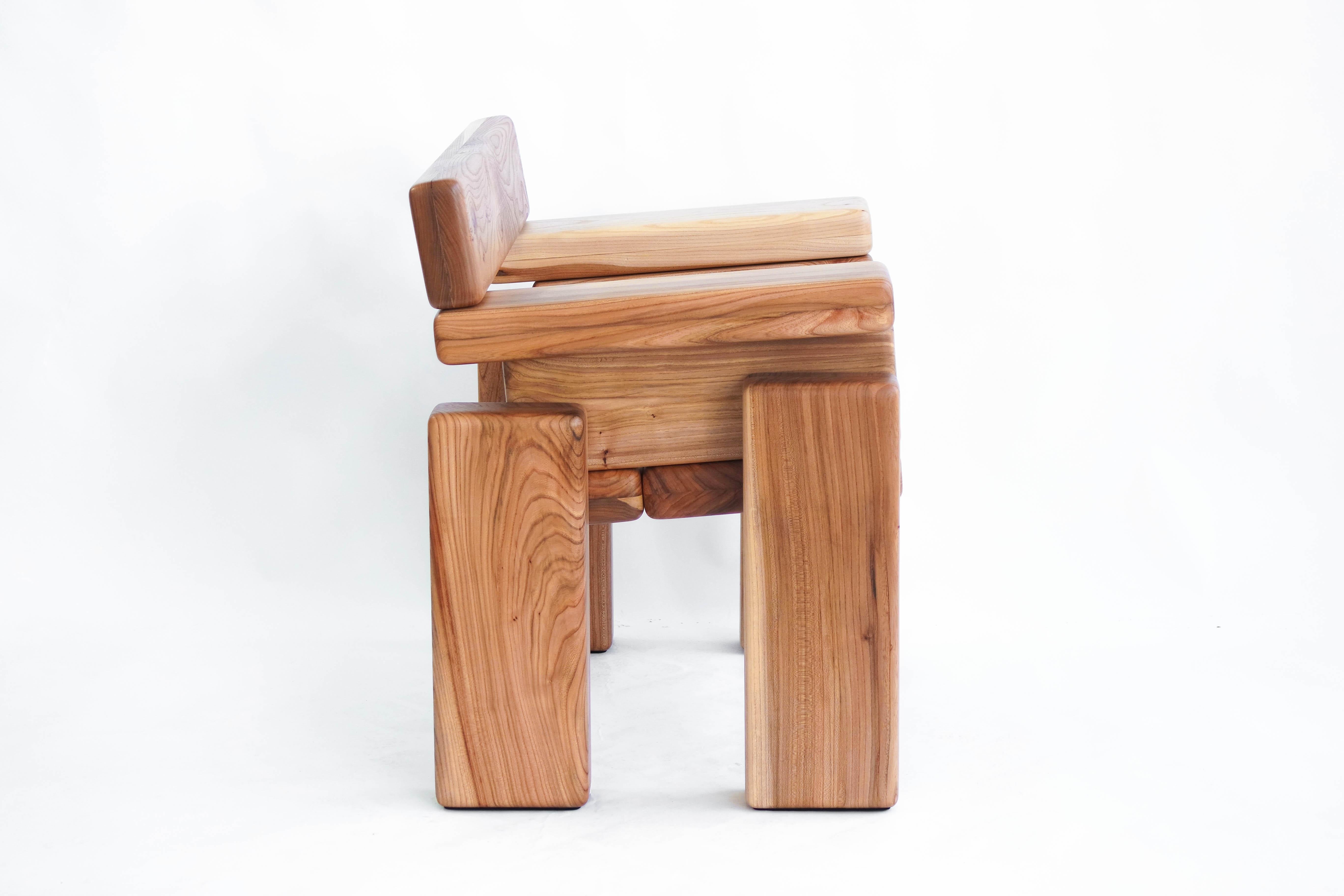 Timber Armchair by Onno Adriaanse For Sale 11