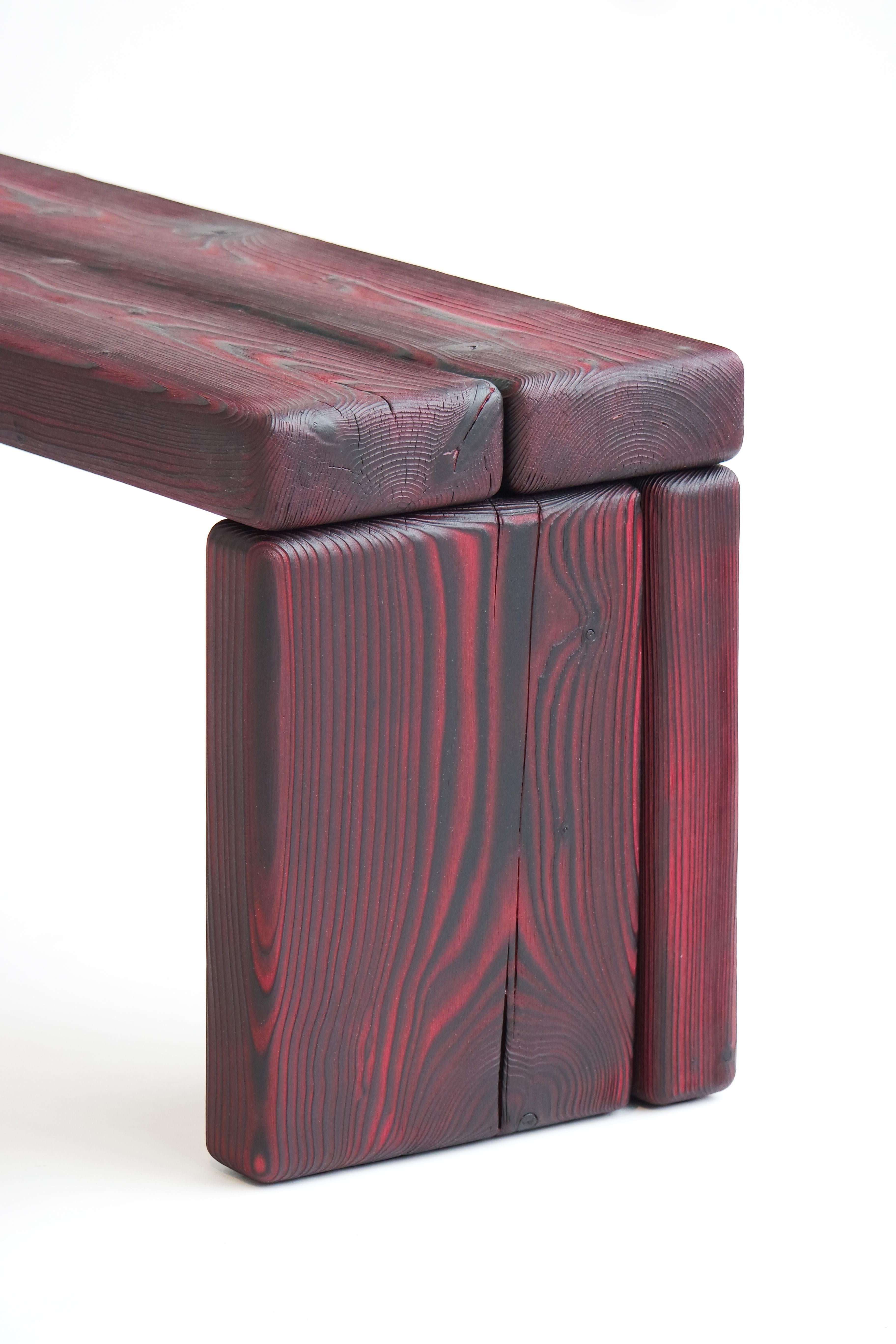 Olandese Panchina in legno di Onno Adriaanse in vendita
