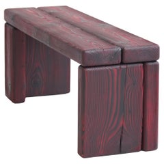 Banc en bois d'Onno Adriaanse