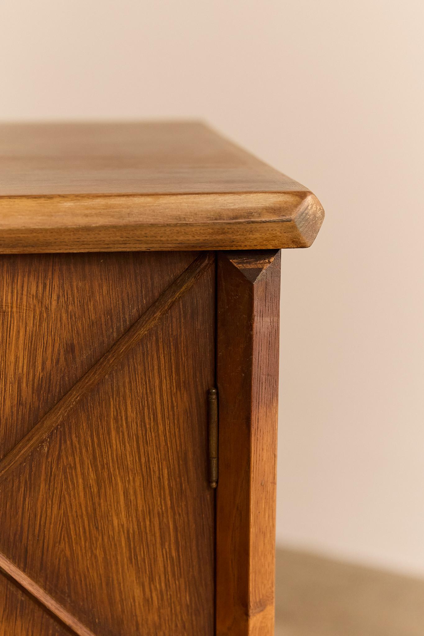 Quercia Cassettiera in legno di Gianni Vigorelli in vendita