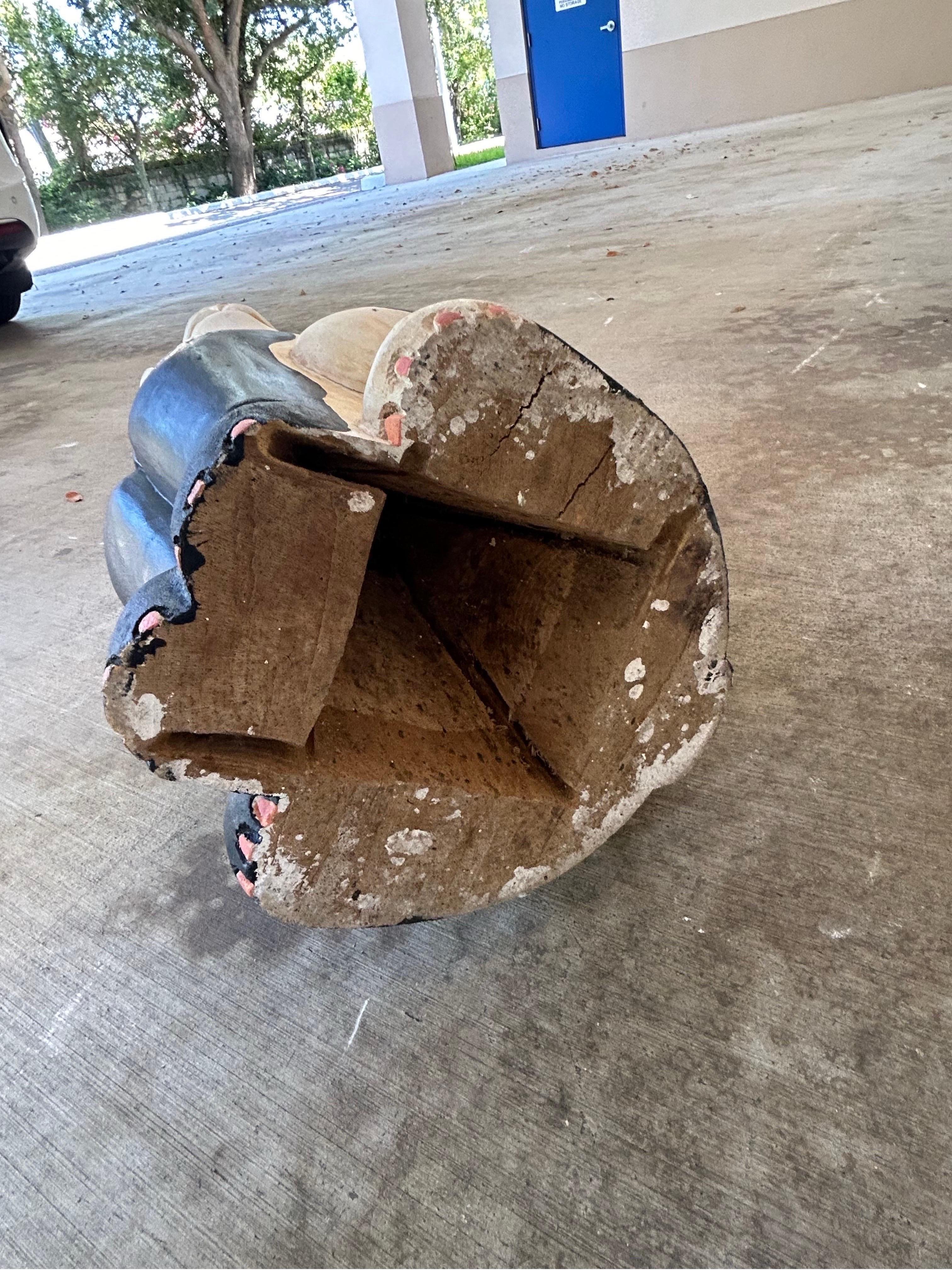Coniglio in legno intagliato all'inizio del XX secolo in vendita 11
