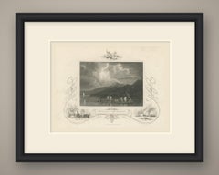 Timber Raft on Lake Champlain, 1776 Naval Engagement Vignettes, circa 1850