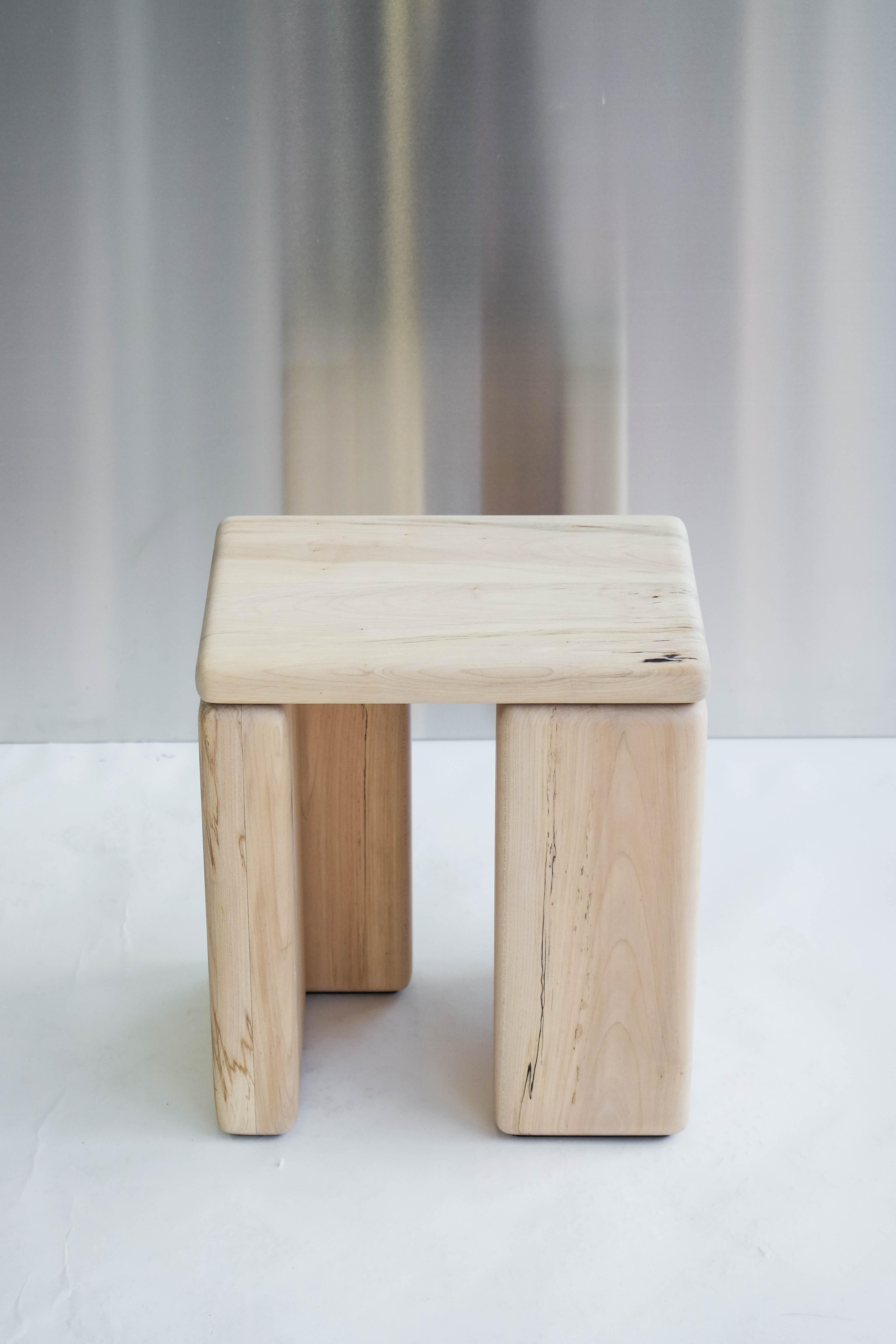 Timber Stool Maple by Onno Adriaanse In New Condition For Sale In Geneve, CH