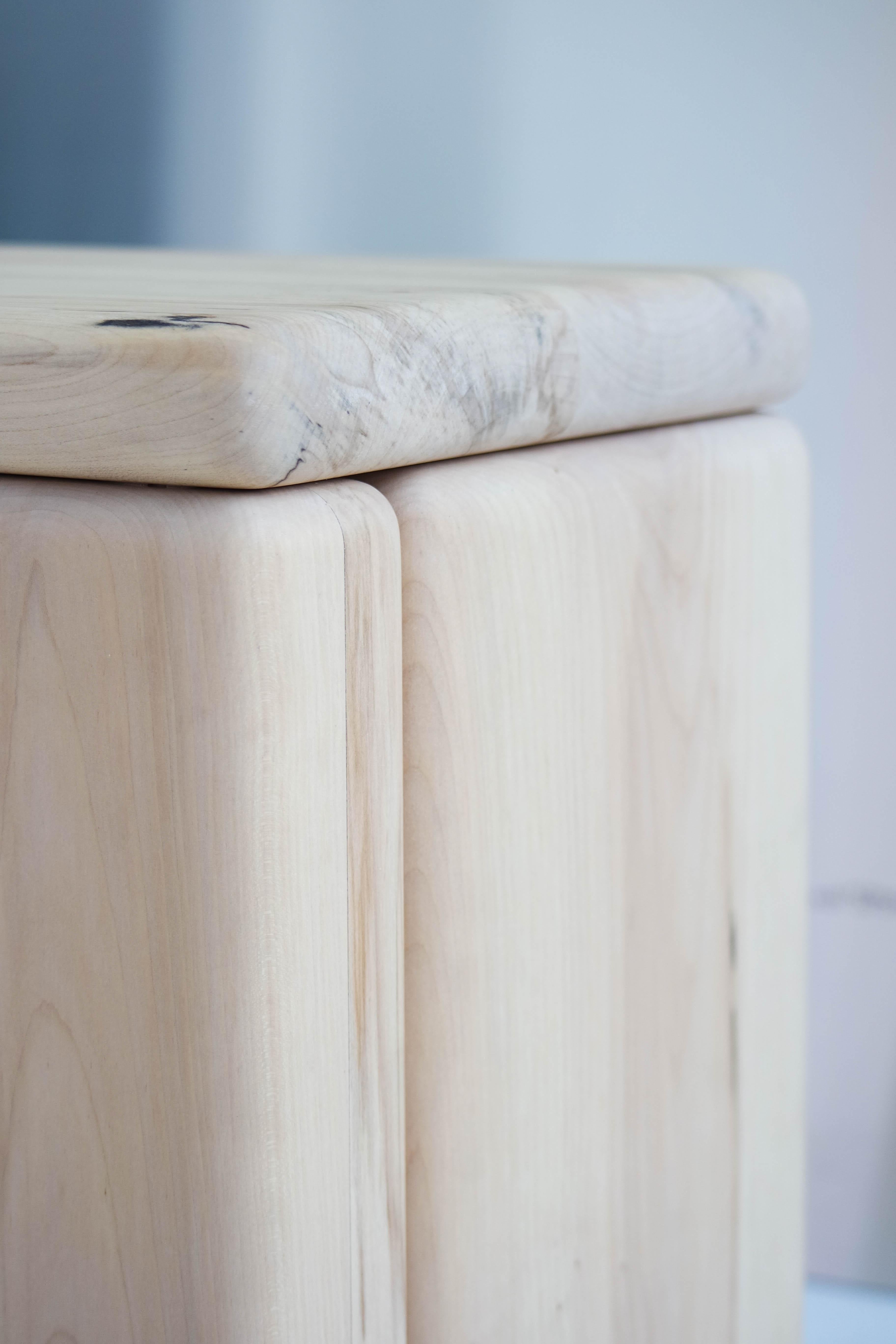 Timber Stool Maple by Onno Adriaanse For Sale 1