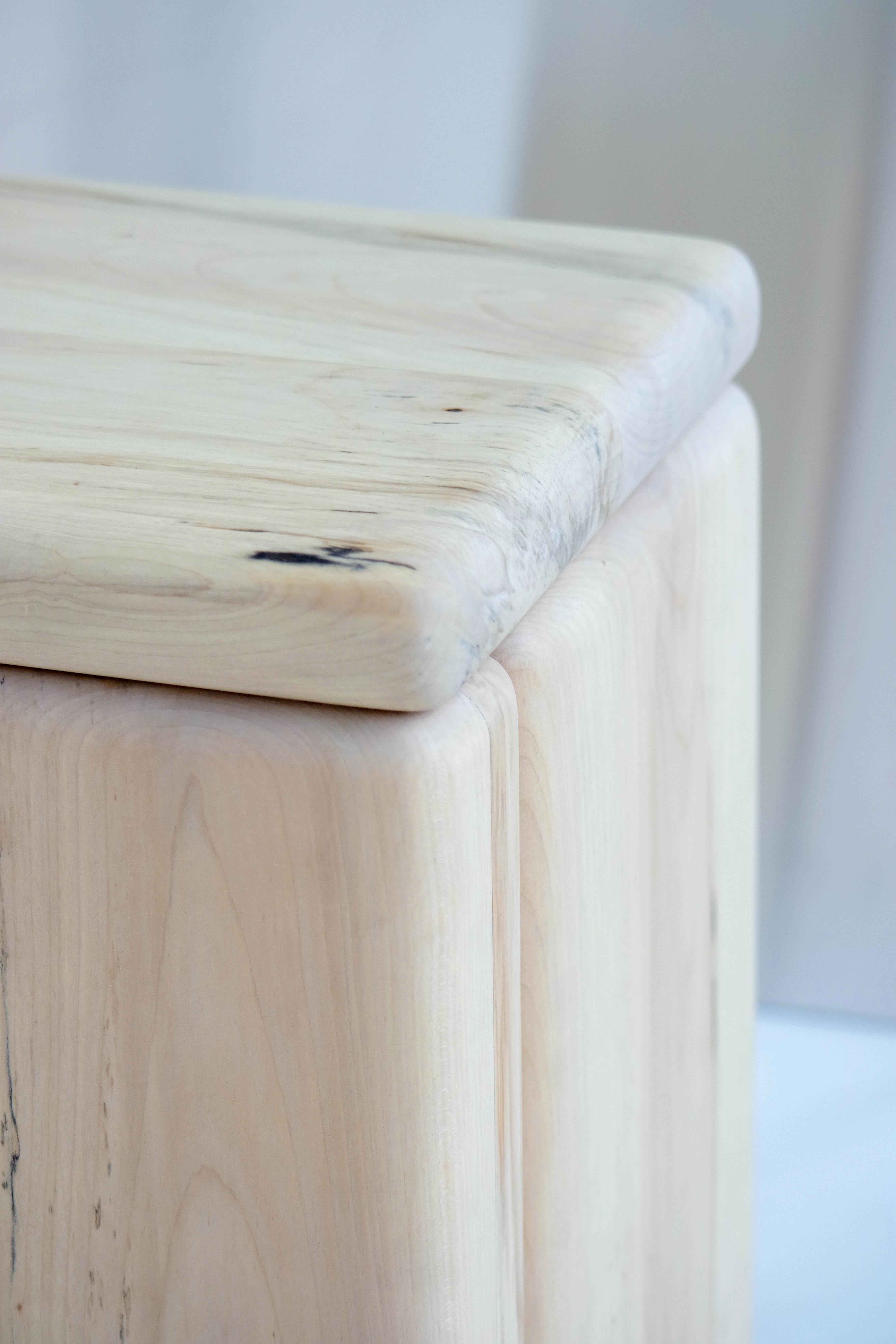 Timber Stool Maple by Onno Adriaanse For Sale 2