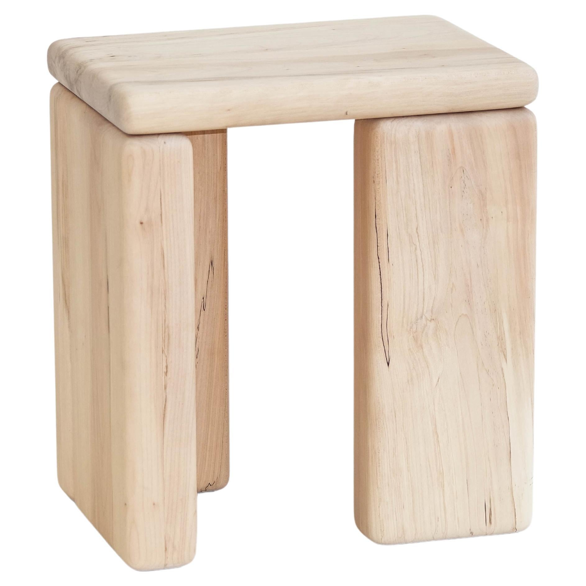 Timber Stool Maple by Onno Adriaanse For Sale