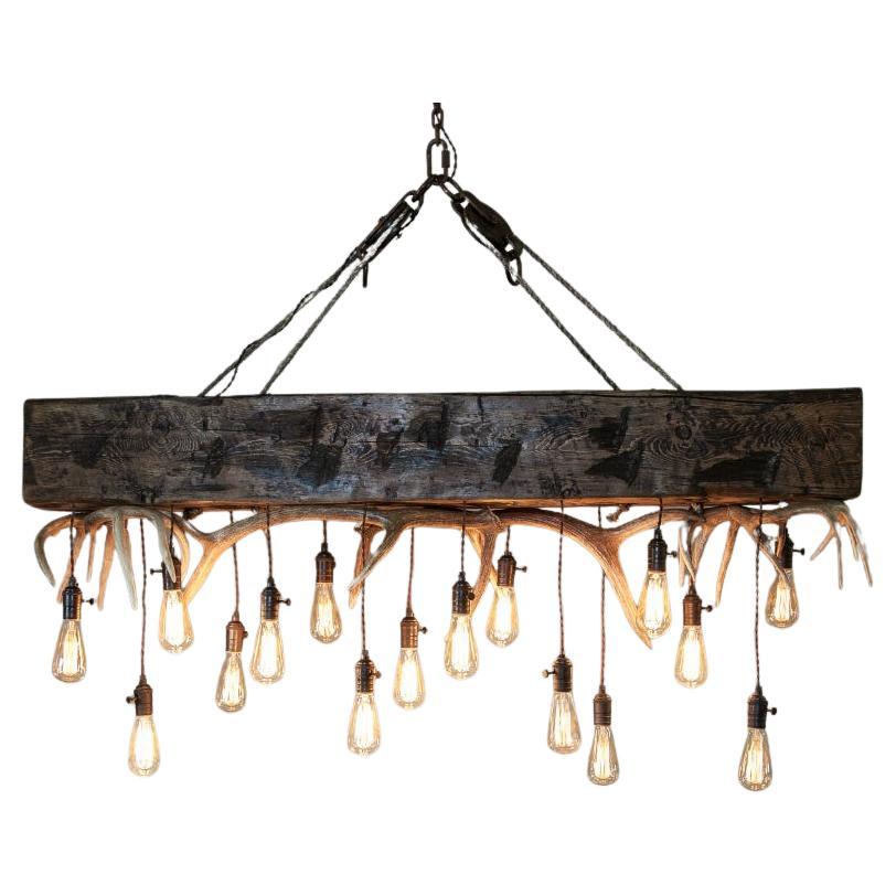 Timberline Elk
Whitetail Deer Antler Chandelier by The Peak Antler